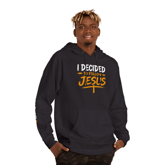 I Decided to Follow Jesus Hoodie | No Turning Back Christian Hoodie