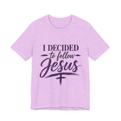 I Decided to Follow Jesus Tee — “No Turning Back” Christian T-Shirt
