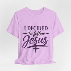 I Decided to Follow Jesus Tee — “No Turning Back” Christian T-Shirt