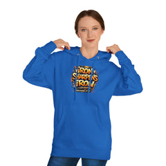 Friendship 'Iron Sharpens Iron' Hoodie – Inspirational Christian Graphic Pullover