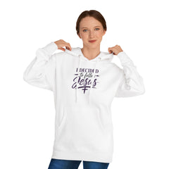 Decided to Follow Jesus Hoodie — “No Turning Back” Christian Faith Pullover
