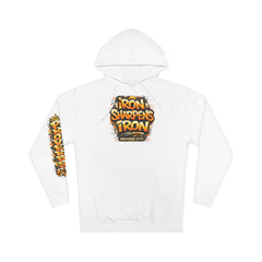 Friendship 'Iron Sharpens Iron' Hoodie – Inspirational Christian Graphic Pullover