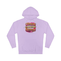 Sisterhood Hoodie — "Sisters Strengthen Sisters" Proverbs 27:17 Inspirational Pullover