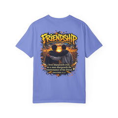 Iron Sharpens Iron T-Shirt — Friendship Scripture Graphic (Proverbs 27:17)