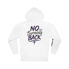 Decided to Follow Jesus Hoodie — “No Turning Back” Christian Faith Pullover